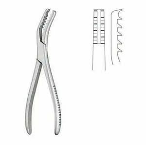 Pince manuelle durable pour la manipulation des os, en acier inoxydable, type Stille, instrument chirurgical orthopédique de haute précision, certifié CE, classe II - Product Image 2