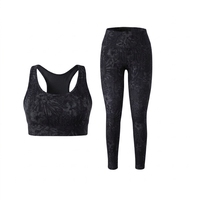 Ensembles de vêtements de sport personnalisés pour femmes, vêtements de fitness, vêtements de sport pour femmes, soutien-gorge de sport, legging de yoga imprimé, 2 pièces