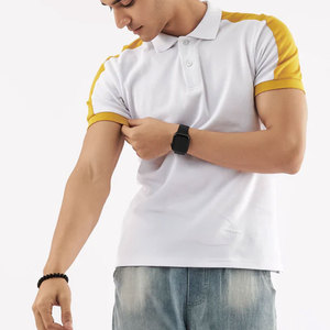 เสื้อโปโลผู้ชายคุณภาพสูง พิมพ์โลโก้ตามสั่ง น้ำหนักเบา ระบายอากาศได้ดี ดีไซน์ทันสมัย สวมใส่สบาย เหมาะสำหรับสตรีทแวร์ - Product Image 2
