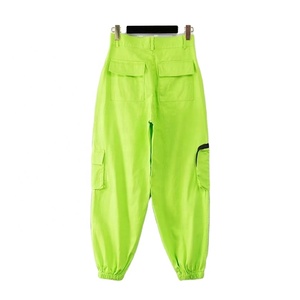 Wholesale Street Style Custom Color Size Sweat Cargo Pants Reflective Trousers Joggers With Pocket Trouser - Product Image 3