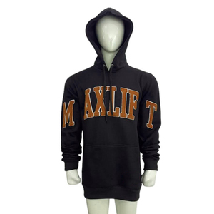 Sweat-shirt à capuche en molleton de coton avec broderie chenille personnalisée, style streetwear épais, avec logo OEM - Product Image 5