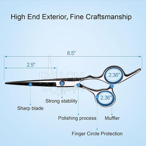 Ciseaux de beauté professionnels pour la coupe de cheveux et le coiffage en salon, avec des lames de précision affûtées, ciseaux de beauté haut de gamme - Product Image 2