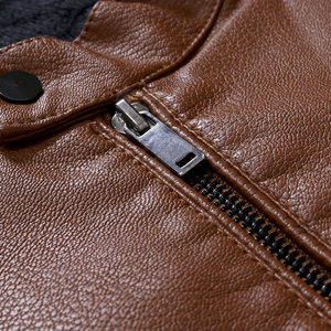 Men Genuine Leather <b>Jacket</b> Classic <b>Slim</b> <b>Fit</b> Casual Outerwear <b>Jacket</b> Winter Spring Style Men Stylish Leather <b>Jacket</b> - Product Image 5