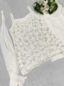 Conjunto Indio-Pakistaní Rosa Brillante Bordado con Cuentas y Encaje, Top con Falda Plisada, Vestido para Festivales - Product Image 3