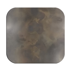 Plaque en acier inoxydable effet brûlé, tôle décorative vieillie par la chaleur, panneau de surface industrielle personnalisé, conception OEM - Product Image 1