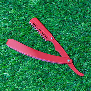 Private Label <b>Single</b> Blade Straight Barber Razor Professional <b>Swing</b> Lock Thinning Razor for Hair Shaping and Precision Shaving - Product Image 5