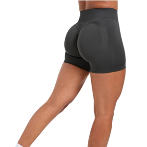 Shorts de sport sans couture pour femmes, taille haute, extensibles, soutien optimal, pour gym, fitness, course, yoga, cyclisme, vêtements OEM ODM - Product Image 2