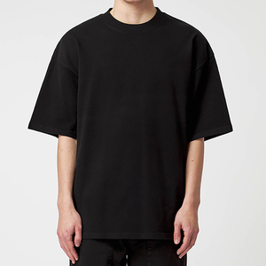 T-shirt sportif surdimensionné pour homme en coton/fibre de bambou avec impression numérique, poids du tissu 260g, modèle 20686 - Product Image 3