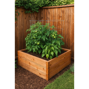 Natural Wood Raised Garden Bed <b>Planter</b> Box Eco-Friendly Outdoor Garden Bed For Vegetable Patio Backyard Grow Flowers <b>Planters</b> - Product Image 5