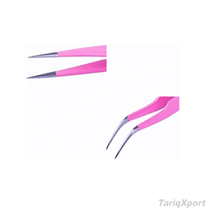 Pince à épiler professionnelle en acier inoxydable durable avec pointe dentelée lisse pour usage en salon, personnalisable - Product Image 4