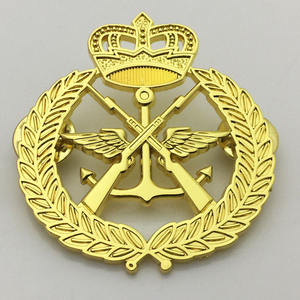 Badges métalliques plaqués or de haute qualité |   Épingles à emblèmes personnalisées de haute qualité, courtes et nettes - Product Image 1