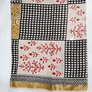Sarong bandeau indien fait main imprimé au bloc, en coton écologique, idéal pour la plage, cadeau pour la Fête des Mères, la Saint-Valentin, un anniversaire ou l'été - Product Image 3