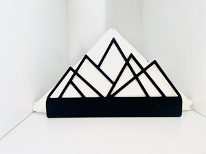 Modern Geometric Napkin Holder Black iron <b>Table</b> Decoration Reusable Custom Shape Design in only saleem international - Product Image 3
