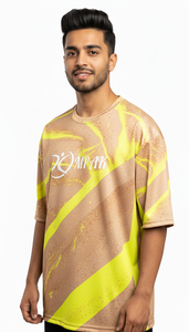 Vêtements décontractés pour hommes, coupe régulière, sublimation, manches courtes, polyester/coton, streetwear, mode - Product Image 5