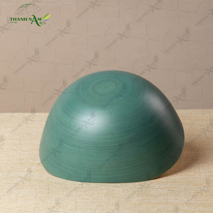 Bol en bambou tissé à la main, bol de service en bambou naturel pour la maison et la cuisine, vaisselle durable - Product Image 3