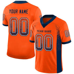 Maillot de football personnalisé par sublimation, style décontracté OEM, 100 % polyester polaire, nom et numéro de l'équipe imprimés - Product Image 2