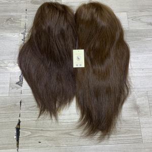 Glueless Vietnamese Human Hair Brown Natural Straight Hair Lace Closure Raw Vietnamese Hair Natural <b>Black</b> Swiss <b>Wigs</b> - Product Image 4