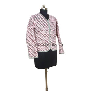 เสื้อแจ็กเก็ตผ้าคอตตอนปักลายดอกไม้สไตล์โบฮีเมียนเสื้อแจ็กเก็ตฤดูหนาวตัวสั้นสไตล์โบฮีเมียนฤดูใบไม้ร่วง - Product Image 3