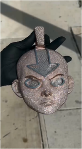 Colgante de Moissanita con Certificación GRA, Diseño Romántico, Chapado en Oro de 14K sobre Plata 925, Estilo Hip Hop, de Lujo y Personalizado, Unisex, Ideal para Regalo - Product Image 1