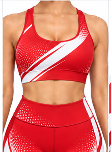 Hot Sell <b>Women</b> Yoga Set Seamless <b>Crop</b> Top High Waist <b>Leggings</b> Fitness Gym Workout Running Training Exercise Activewear Custom - Product Image 6