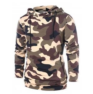 Sudadera con Capucha de Camuflaje para Hombre, Estilo Oversize, de Forro Polar y Algodón, Ropa Urbana, Sudadera con Capucha de Camuflaje Completo - Product Image 2