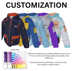 REEMA Vente en gros Doudounes taille plus unisexe Blouson d'hiver épais et chaud pour hommes Logo personnalisé Blouson matelassé pour femmes - Product Image 6