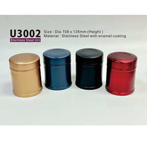 Good Quality Durable Stainless Steel Urn Urn Series Polished <b>Metal</b> <b>Crafts</b> Funeral Product for Cremation U3002 - Product Image 1