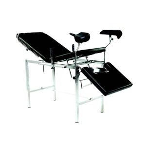 Mesa de examen Gynae duradera con respaldo ajustable Colchón acolchado de diseño cómodo para clínicas de hospitales de ginecología - Product Image 1