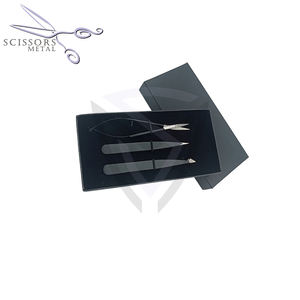 Pince à épiler professionnelle noire à pointe inclinée en acier inoxydable, ciseaux à cils à ressort, conception durable, marque privée - Product Image 5