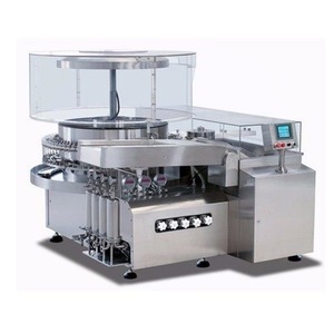 Machine de lavage automatique rotative pour flacons et ampoules, pour le nettoyage des bouteilles en verre et les applications de production industrielle, disponible à la vente - Product Image 3