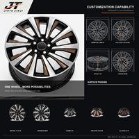 Jantes forgées multi-rayons usinées argentées à concavité profonde 18-22 pouces 5x112 5x114.3 5x120 en alliage 6061-T6 pour BMW Audi Mercedes-Benz