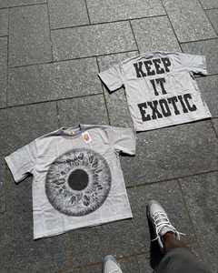 Camisetas de Alta Calidad al por Mayor para Mujer, Camisetas Populares con Estampado Digital, Camiseta Corta de Manga Corta, Camisetas Personalizadas de Algodón para Hombre - Product Image 4