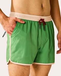 Athletic Men's Custom 2 in 1 <b>Shorts</b> Double Layer <b>Running</b> Workout <b>Shorts</b> <b>With</b> Inner Compression <b>Liner</b> Elastic Waist & Side Pocket - Product Image 1