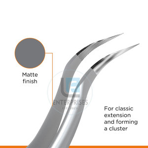 Vente flash - Pinces à cils en acier inoxydable fabriquées au Pakistan - Couleur et taille personnalisées - Réutilisables - Durables - Service OEM - Product Image 2