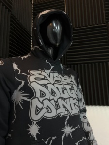 High Quality Customized All-Over Screen Print Design Men's Pullover Hoodie French Terry Drop Shoulder Oversized for Winter - Product Image 3