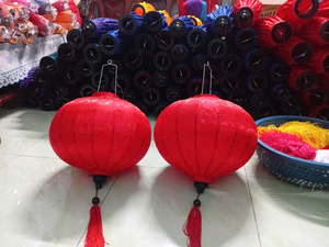 Handmade Silk <b>Lantern</b> Vietnam Handmade Fabric <b>Lantern</b> Hanging Shade For Indoor Outdoor Home Festival Decoration Event - Product Image 4