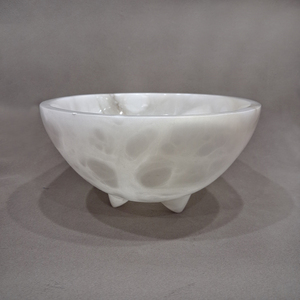 Tazón de Alabastro Natural de Lujo Ecológico Hecho en India, Moderno, Decorativo, Elegante, para Servir, Decoración del Hogar, Venta al Por Mayor Premium - Product Image 3