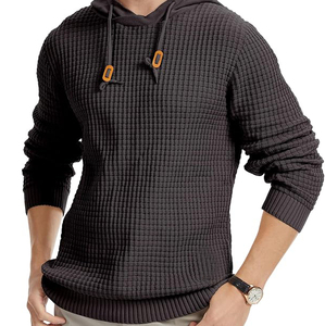 Custom Heavyweight 500GSM Cotton Knitted Men's Winter <b>Waterproof</b> Eco-Friendly Vintage Acid Wash Pullover Streetwear Hoodie - Product Image 2