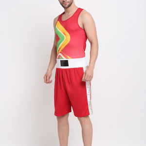 Nuevos Conjuntos de Uniformes de Boxeo al Por Mayor de la Mejor Calidad, Unisex, Poliéster 240g, Secado Rápido, Pantalones Cortos Duraderos - Product Image 2