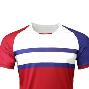 Maillot de rugby pour homme au style unique, manches courtes, qualité supérieure, logo personnalisé imprimé, léger, respirant, séchage rapide, antibactérien - Product Image 2