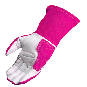 Custom-Made Heavy Duty Cow Split Leather Welding Work <b>Gloves</b> Heat Resistant And Fireproof <b>For</b> BBQ Working Hand Safety <b>Gloves</b> - Product Image 5