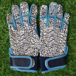 Tombola Sports Leather Batting Gloves Hook Loop Closure for <b>Baseball</b> Training Unisex Adult Ambidextrous Durable Wrist XXL - Product Image 6