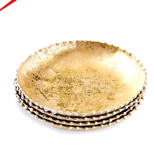 Exclusive high end Finished metal Golden coasters stylish home decor and premium <b>table</b> accessories - Product Image 5