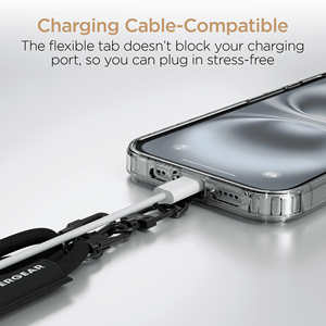 TECHcessories Cinturino Universale per Cellulare in Corda Intrecciata Nera - Product Image 6