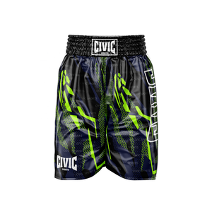 Pantalones cortos profesionales de Muay Thai hechos a medida, fábrica al por mayor, ropa de artes marciales de boxeo simple - Product Image 1
