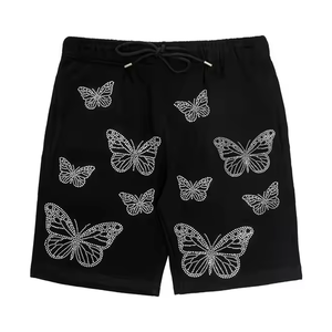 Pantalones Cortos de Moda para Hombre con Pedrería, de Alta Calidad, con Logotipo/Colores Personalizados, Ligeros, a Precio Económico OEM - Product Image 1