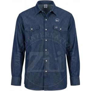 Camisa de Trabajo de Mezclilla Resistente al Fuego, Ignífuga, FRC, Ropa de Trabajo Resistente al Fuego Australiana al por Mayor - Product Image 1