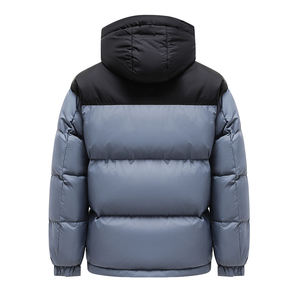 Abrigo con Capucha para Hombre, Invierno 2026, Impermeable, con Cierre, Chaqueta Acolchada, Talla Grande, Ecológica, de Manga Larga, Aislante - Product Image 6