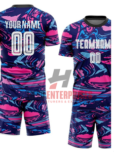 Maillot de football personnalisé sublimé pour homme – Nom d'équipe personnalisé – 100 % polyester – Évacuation de l'humidité – Manches courtes – Taille élastique – Haute performance - Product Image 6
