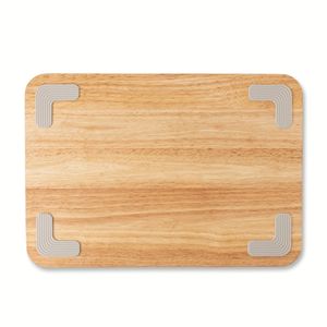 Tabla de Cortar Extra Grande de Madera de Caucho de 14x20 Pulgadas con Agarres Antideslizantes, Tabla de Picar Ecológica para una Preparación Segura de Alimentos - Product Image 2